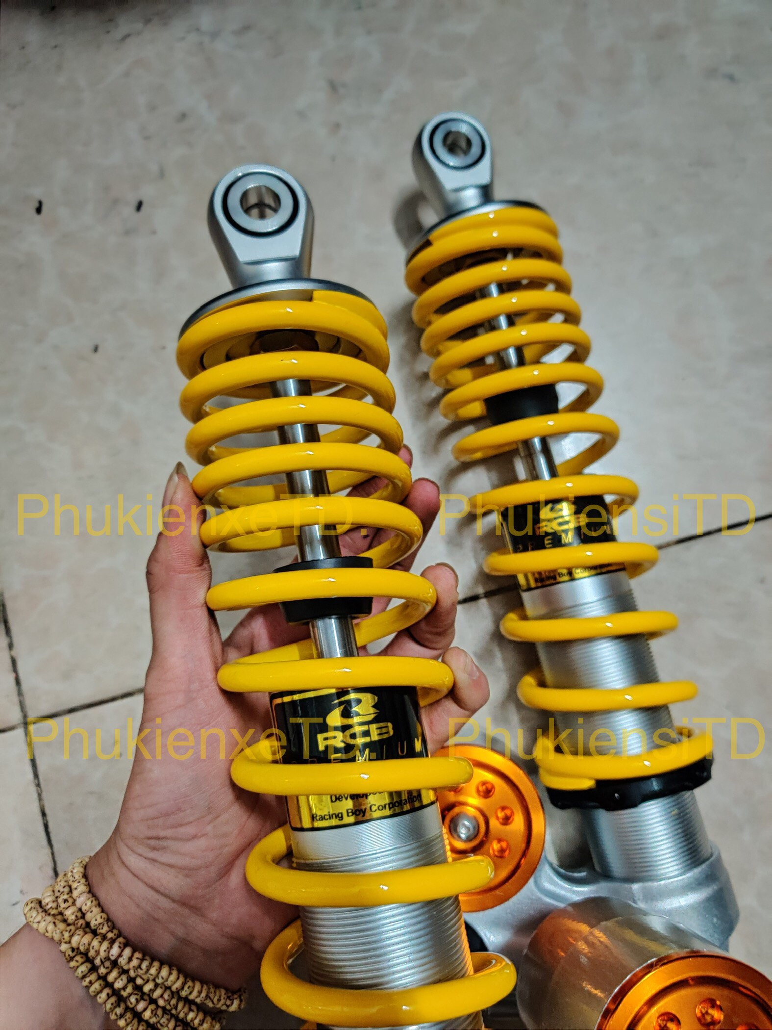 Phuộc RCB bình ngược lắp SH Việt Nam 360mm