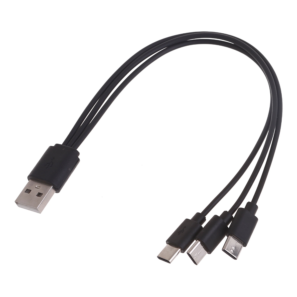 Multi Charging Cable Universal 1/2/3/4 in 1 Multiple Ports USB to USB C Charger