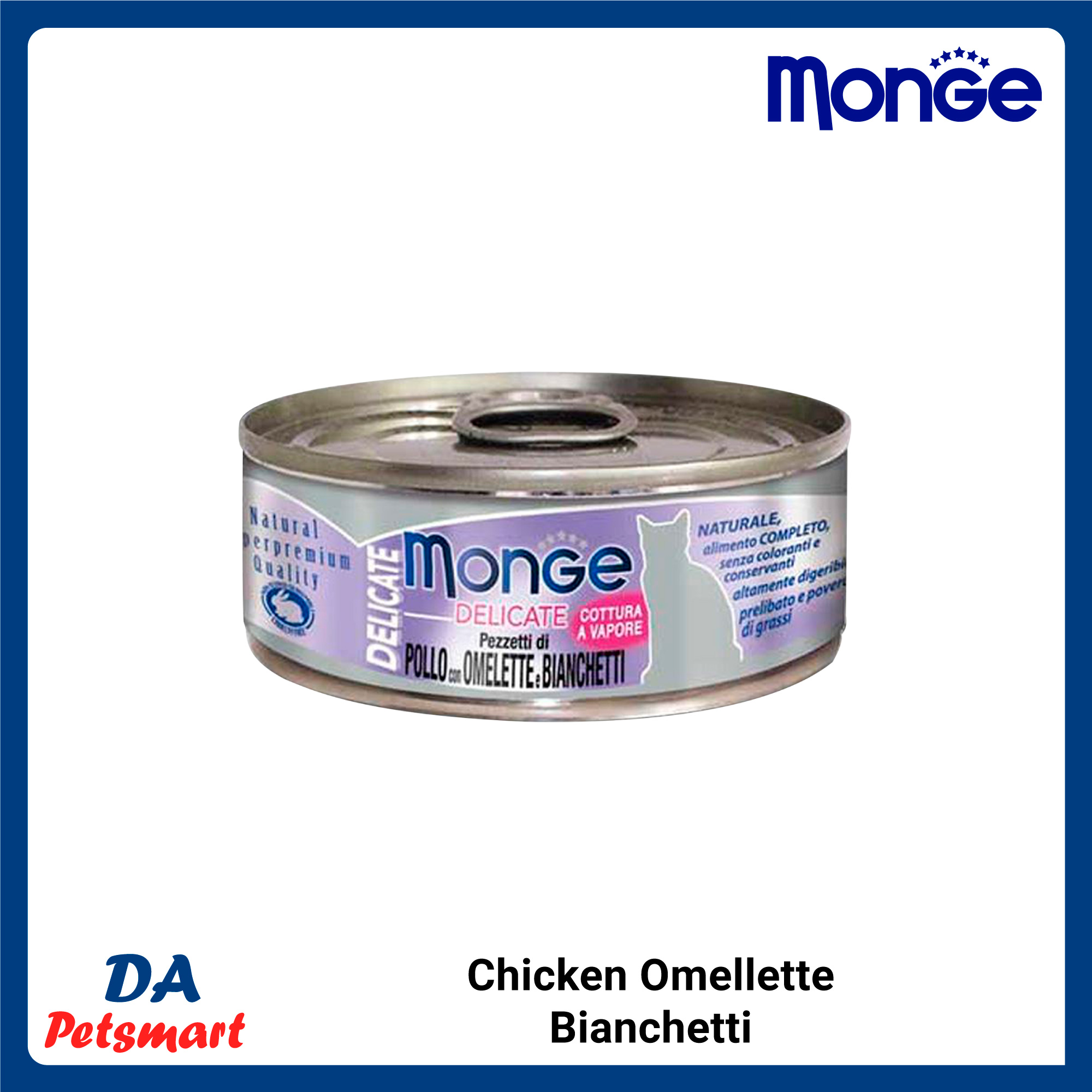 Monge Delicate Super Premium Cat Canned Food / Wet Food 80gm Lazada