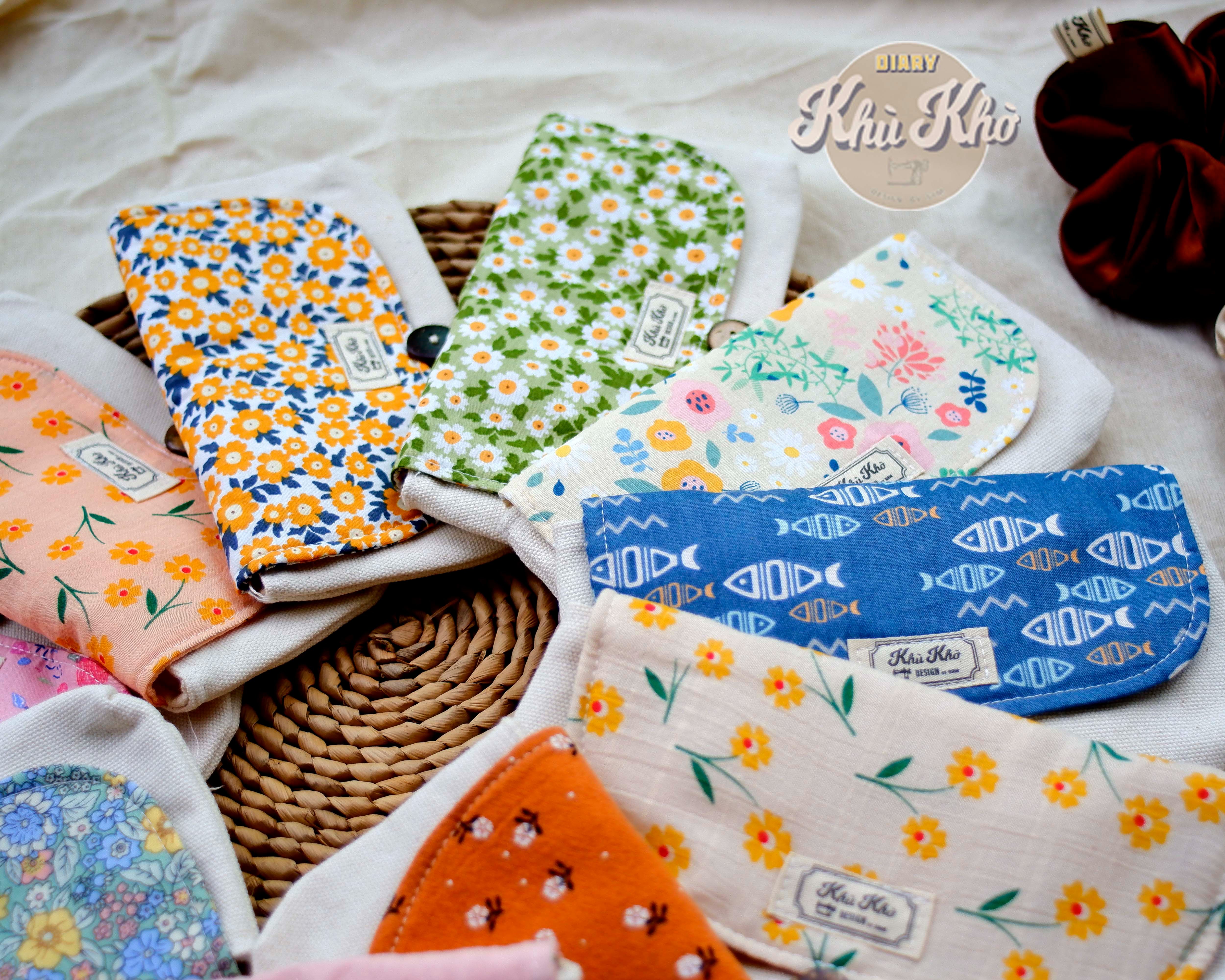 VÍ VẢI HANDMADE nhắn để chọn màu