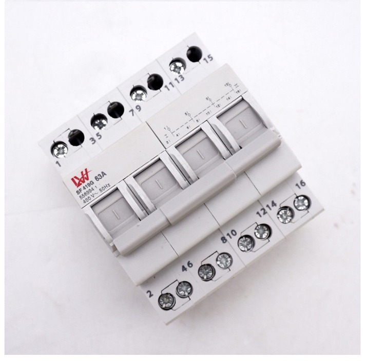 Cầu dao đảo chiều 2 nguồn điện 3 pha 4P 63A,100A/380V