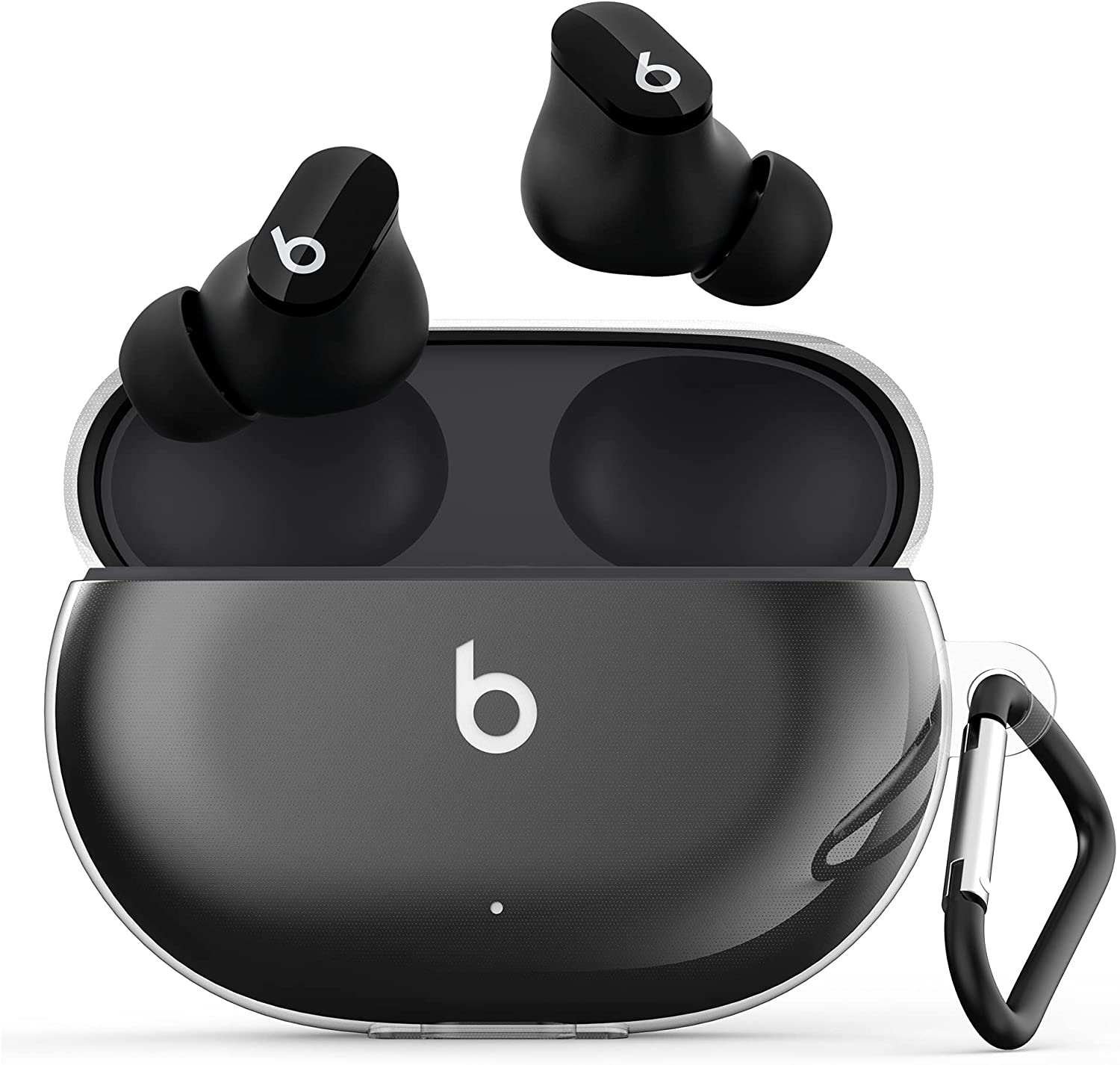2023 New For Beats Studio Buds+ Case Transparent Shockproof Drop Proof Protective Case Designed for Beats Studio Buds Earbuds