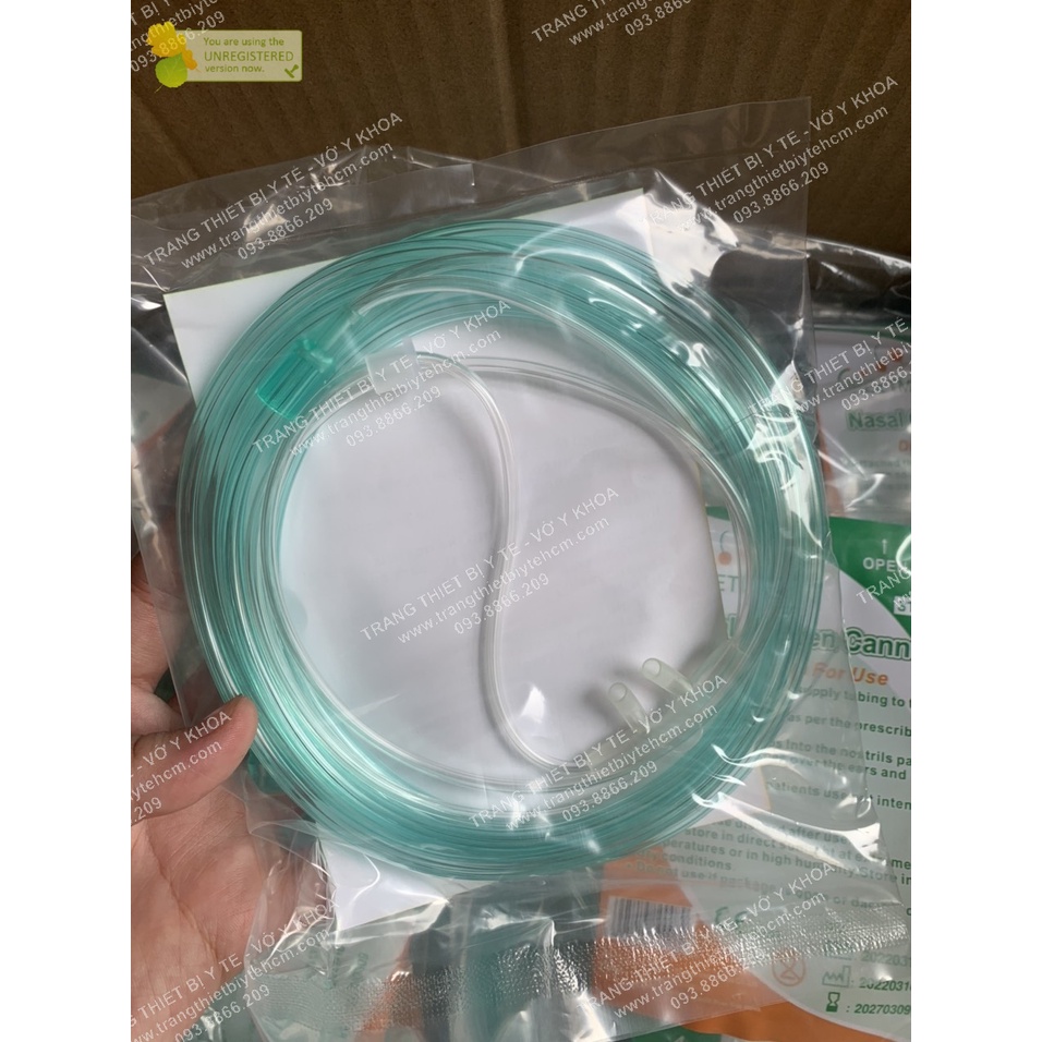 Dây thở oxy 2 nhánh đủ size xs/s/l
