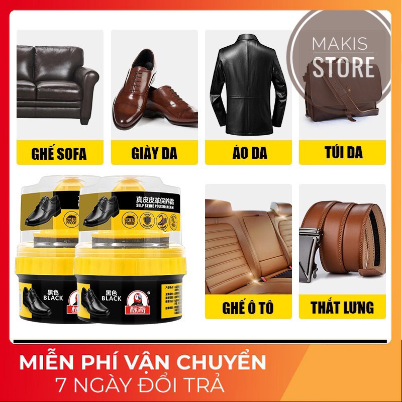 [Xi Giày] Xi Đánh Bóng Giày Da làm bóng nhanh đồ da (Phụ Kiện Phú Tỵ)