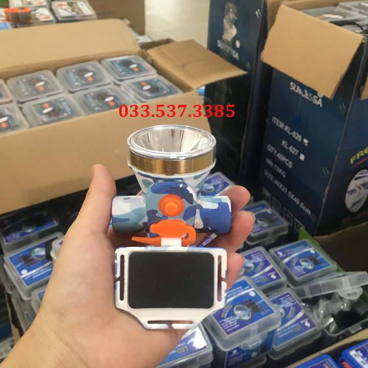Đèn pin siêu sáng đội đầu, đèn pin led đội đầu Dony ML3 chống nước