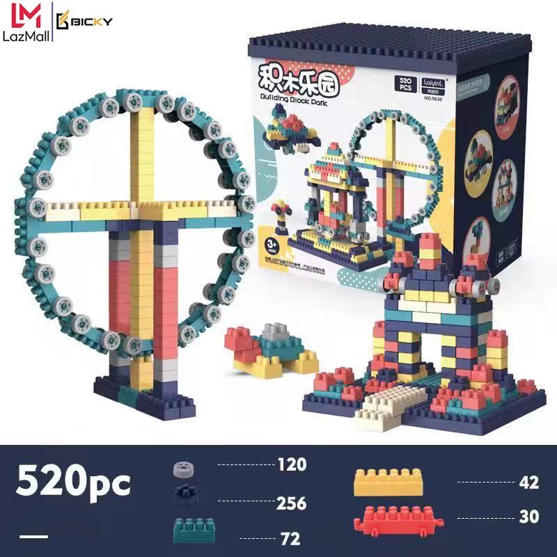 Hàng Chính Hãng - Bộ Lego Bicky Xếp Hình 520 Chi Tiết Đồ Chơi Cho Bé Lắp thumbnail
