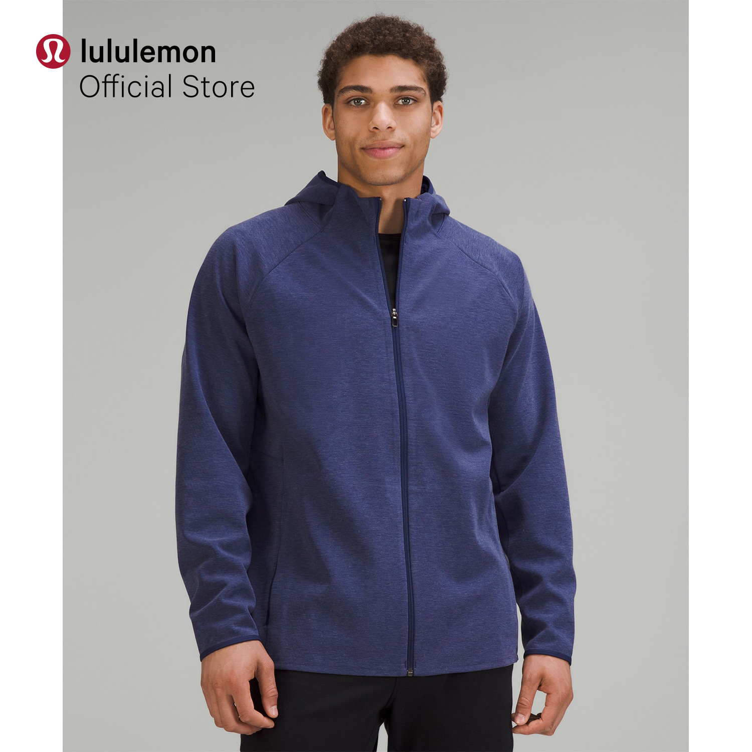 lululemon Men's GridLiner Fleece Zip Hoodie | Lazada