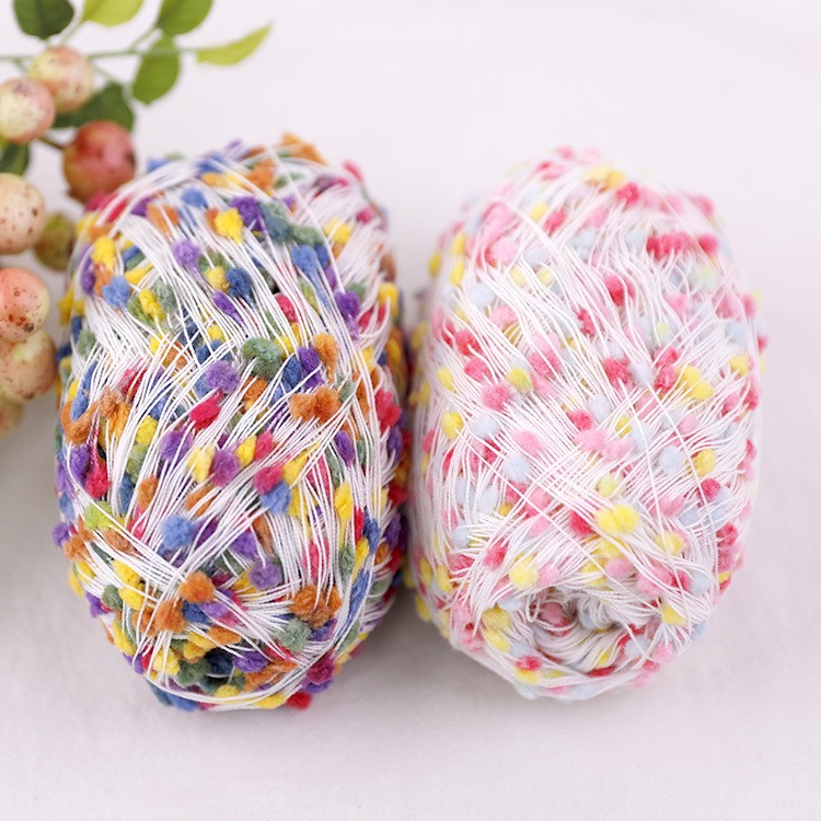 Len Pompom Mix Color 50gr