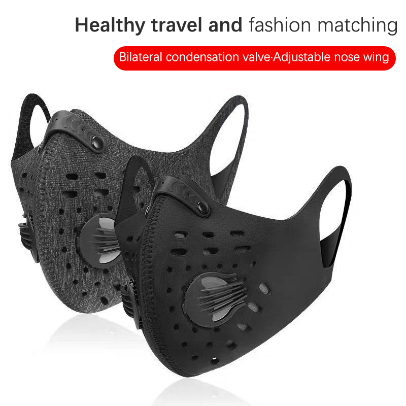 Riding Mask Men Women Windproof Dustproof Cycling Equipment Cold Warm Mask Half Face Running Breathable Activated Carbon. 