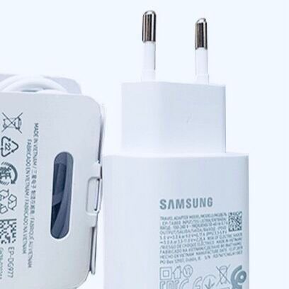 Củ sạc nhanh Samsung 25W, type C cho S20/S20+, S20Ultra, note 10/note10+, màu đen, Hàng Zin