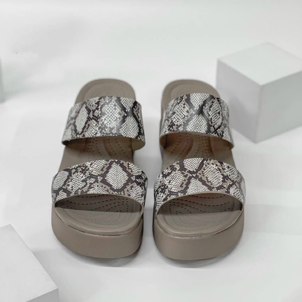 [SALE KHỦNG][CHÍNH HÃNG][4 MÀU] GIÀY ĐẾ XUỒNG NỮ CROCS BROOKLYN