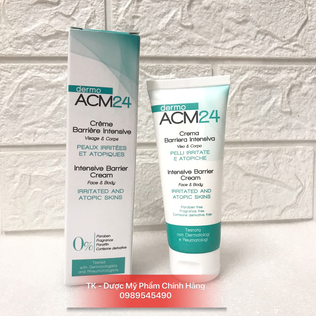 Kem dưỡng ẩm dermo acm24 / acm 24 face & body cream dành cho da khô, phục hồi da - 75ml