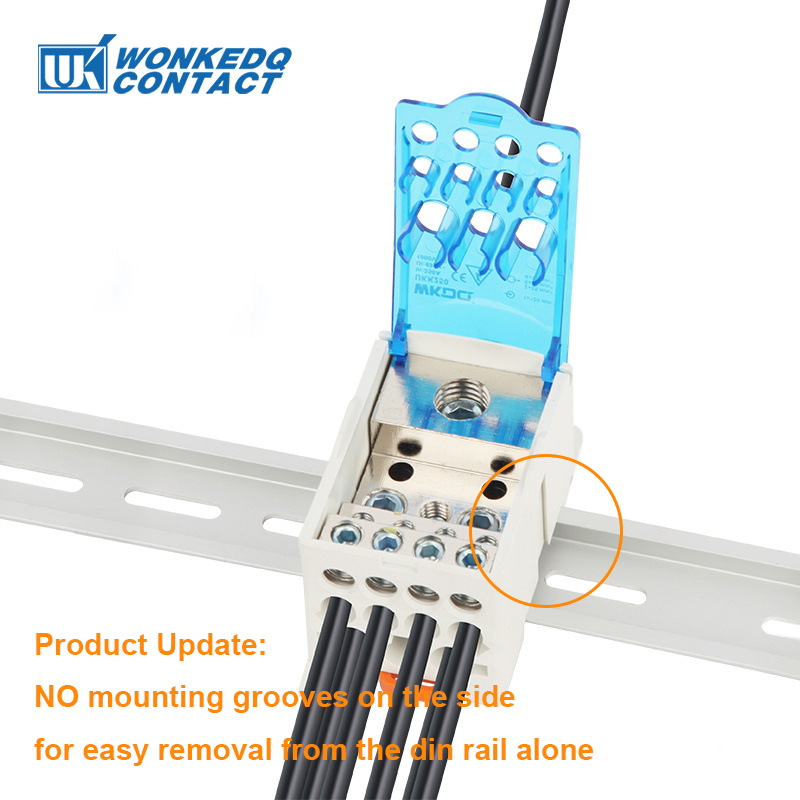 Ukk80a Junction Box 1-Input 6-Output Wire Electrical Connector Din Terminal Block Power Distribution Box Ukk 80a. 