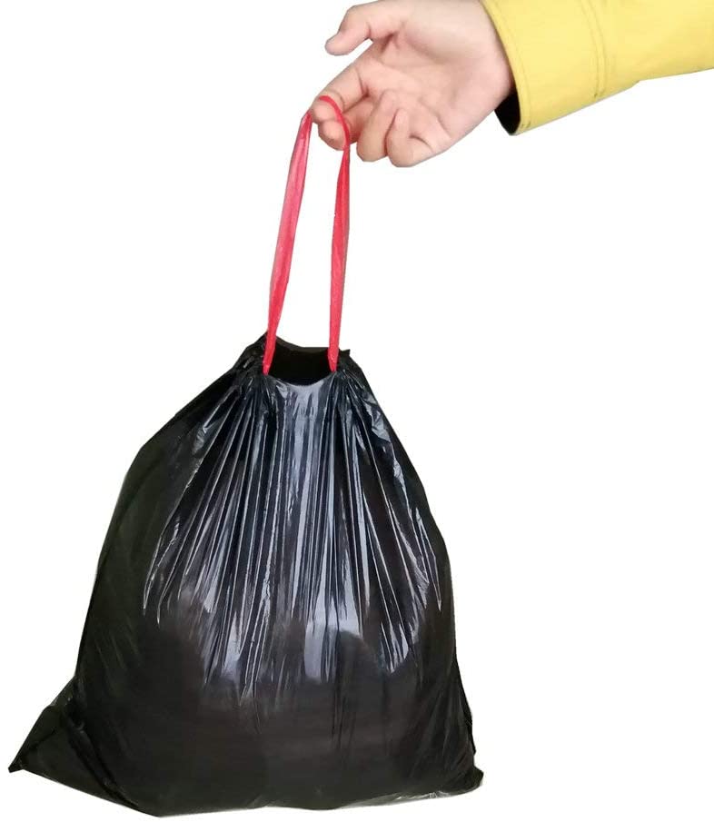 HomeAce Thickened Trash Bag with Strings Garbage Bag with Handle