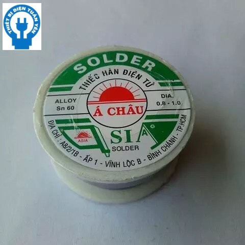 Chì hàn Á Châu, mối hàn đẹp, bám dính tốt (Cuộn 50g- 150g)