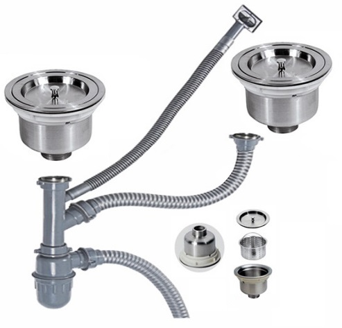 Xi Phông Xả Thoát Nước Chậu Rửa Chén  110mm
