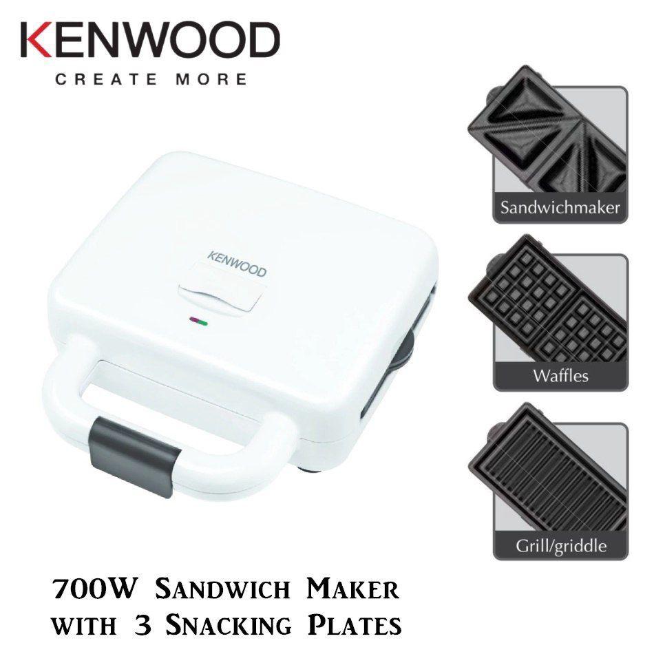 Kenwood sandwich maker with year warranty by kenwood