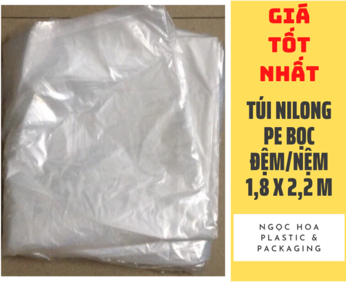 Túi nilon PE bọc đệm/nệm (1,8mx2,2m)