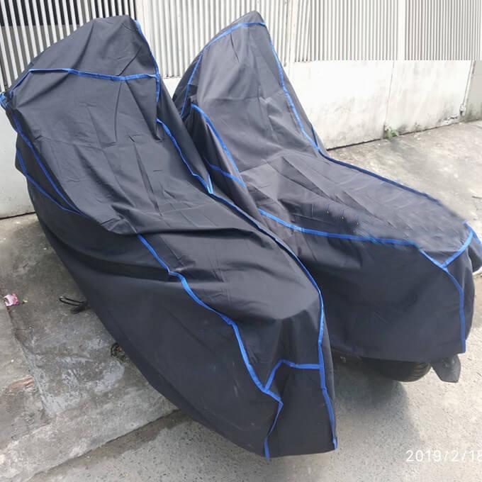 Bạt trùm xe máy chống thấm siêu bền, trùm được tất cả các đời xe máy - áo trùm xe