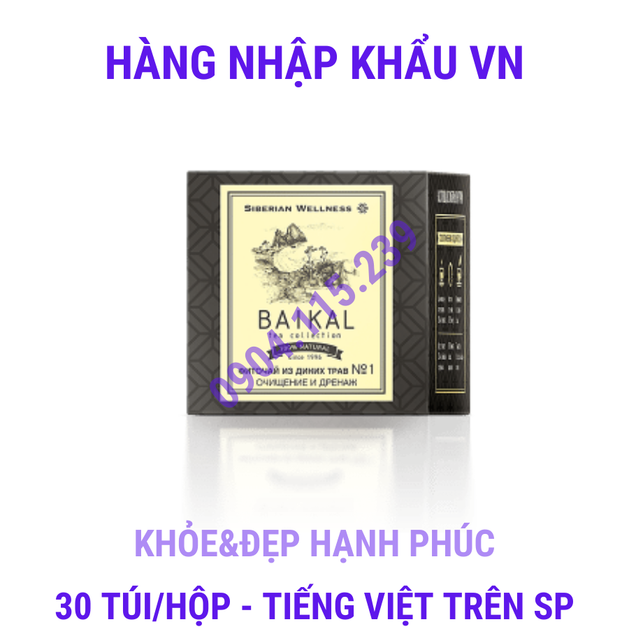 Trà thảo mộc Baikal tea collection. Herbal tea N1 - 30 túi