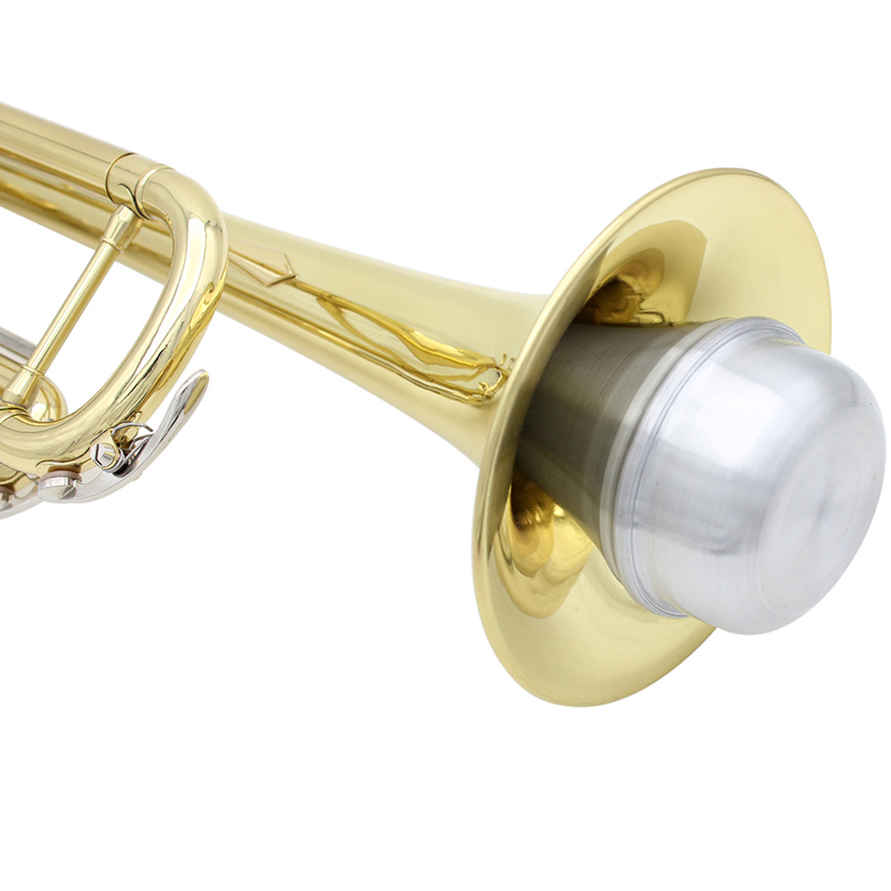 High Quality Trumpet Straight Mute Sourdine Aluminum Alloy Silver Color