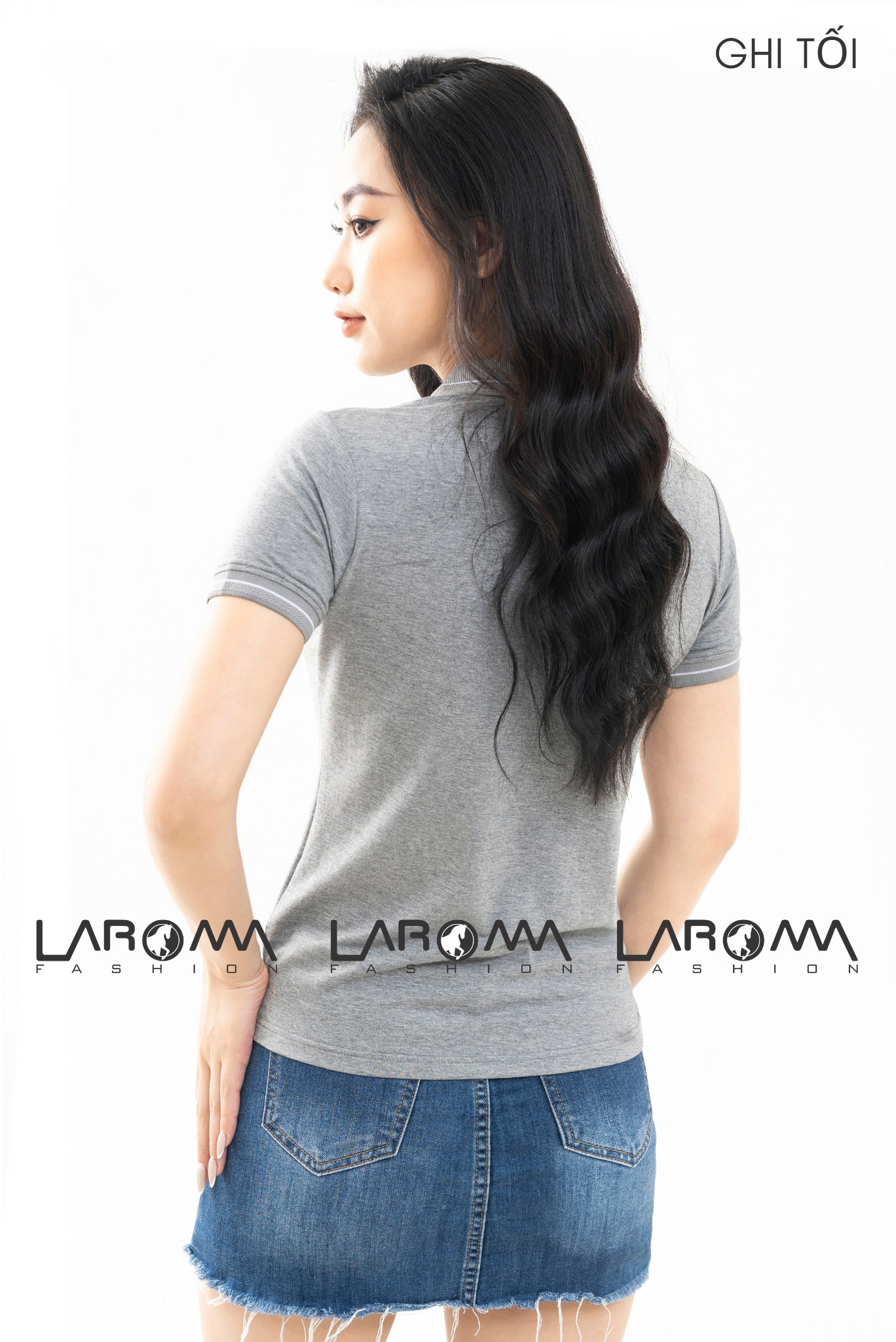 Áo polo cotton nữ Laroma