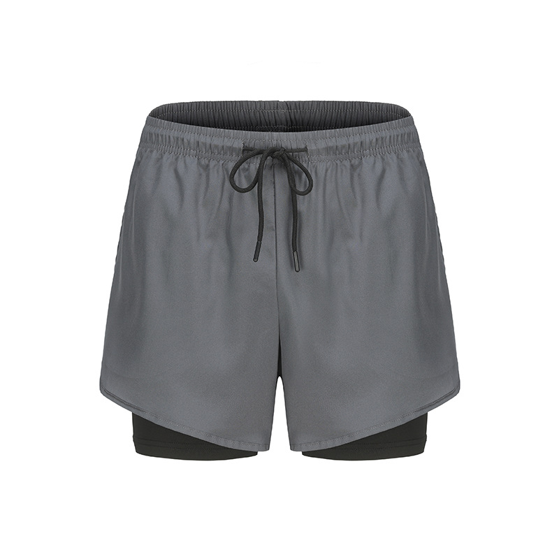 Athletic shorts, men's running three-point pants, quick-drying lined training gym pants