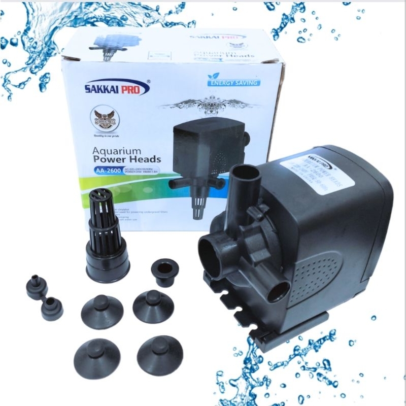 SAKKAI PRO AA 2600 Pompa Aquarium Kolam Submersible pump