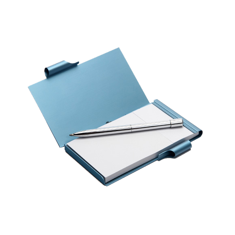 Personalized Custom LOGO Aluminum Notepad Metal Appearance Mini ...