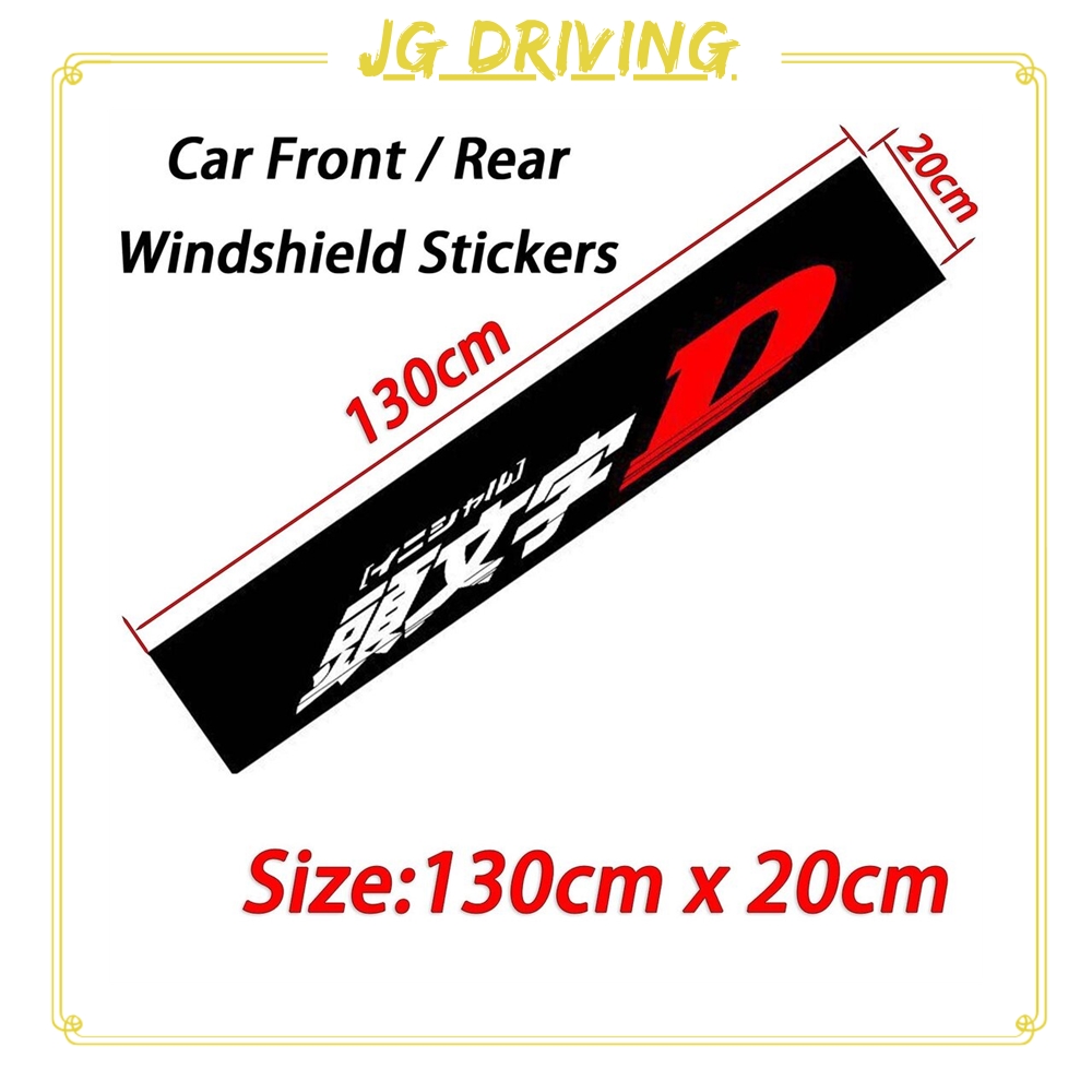 Jd car windscreen windshield sticker black decorative for isuzu d-max mu-x dmax mux accessories