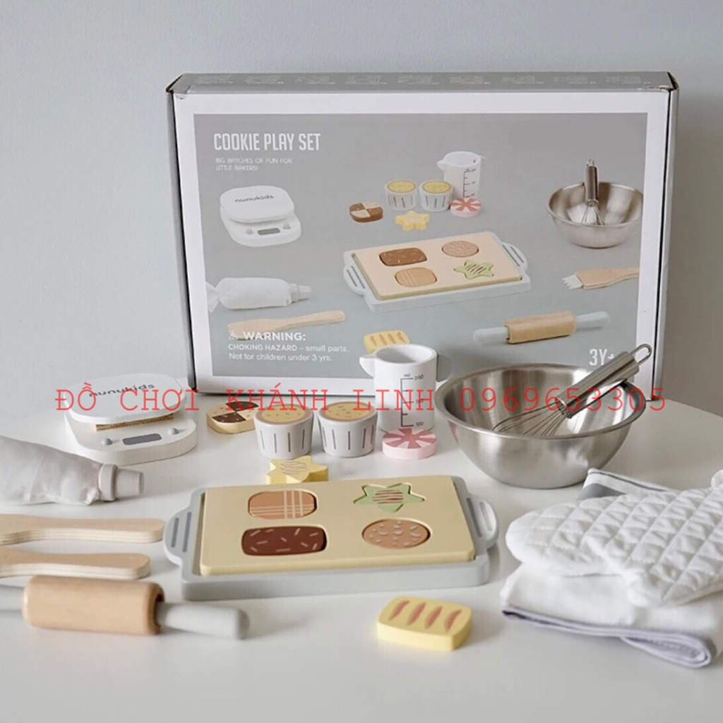 Đồ chơi ấm trà, tháp bánh, kem Nunukids