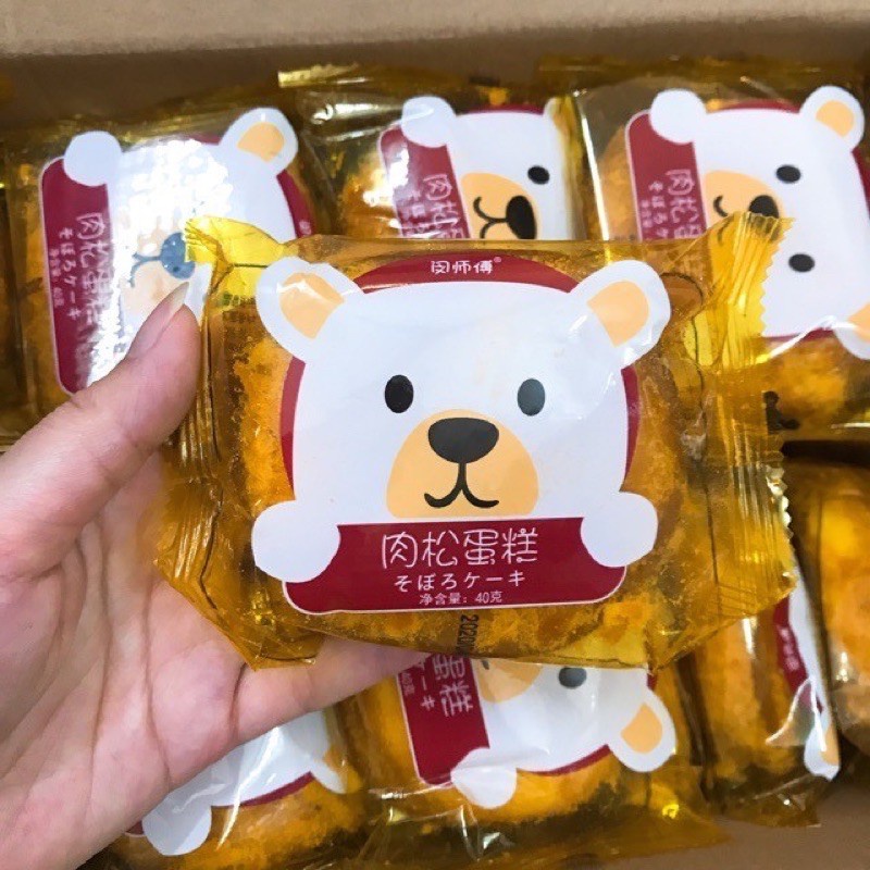 Bánh ruốc gấu siêu ngon - gói 40gr