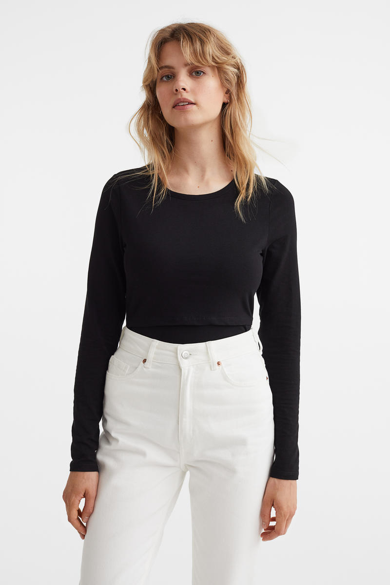 H&M MAMA Jersey Nursing Top