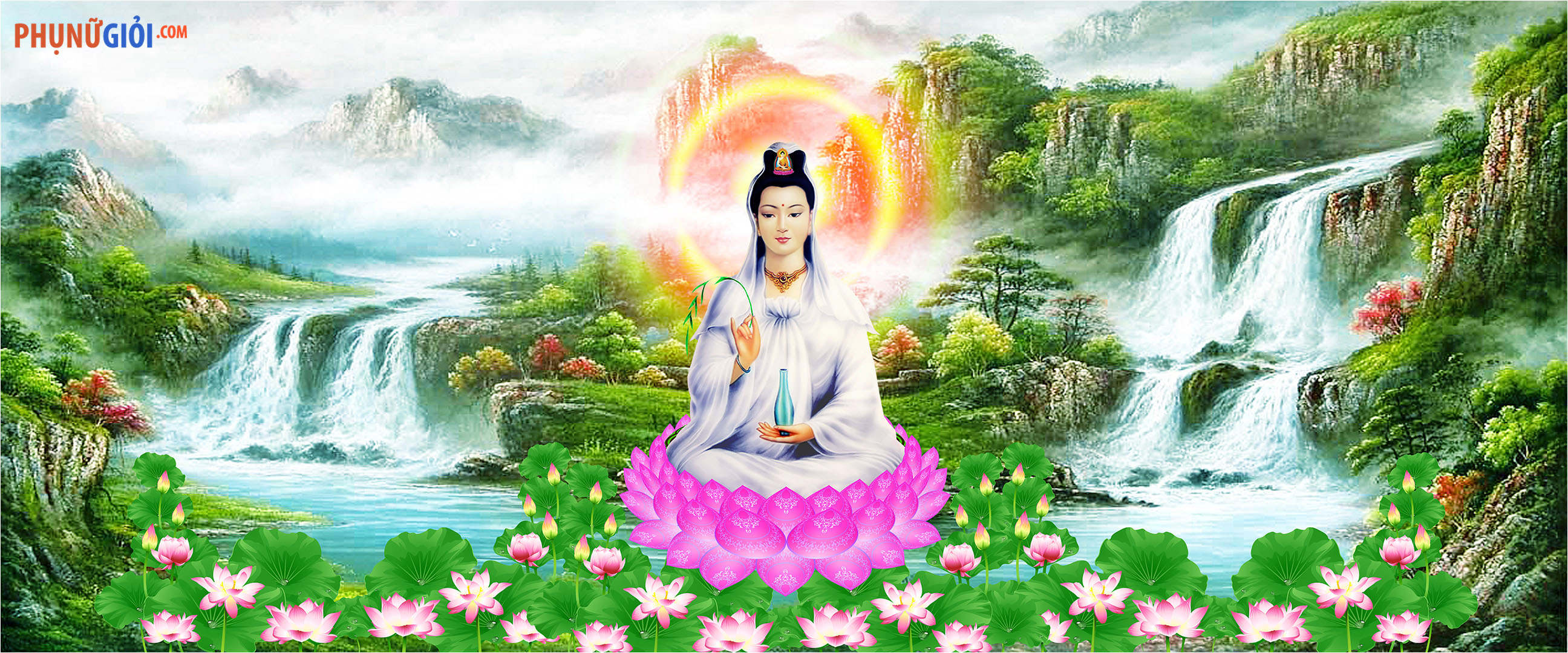 Chuyển đến thế giới khác với những bức tranh gạch 3D Phật Quan Âm sinh động và tuyệt vời, tạo nên một không gian yên tĩnh và thanh bình trong lòng bạn.