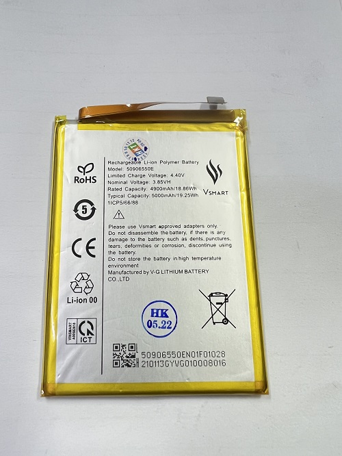 Pin 50906550e điện thoại vsmart star 5