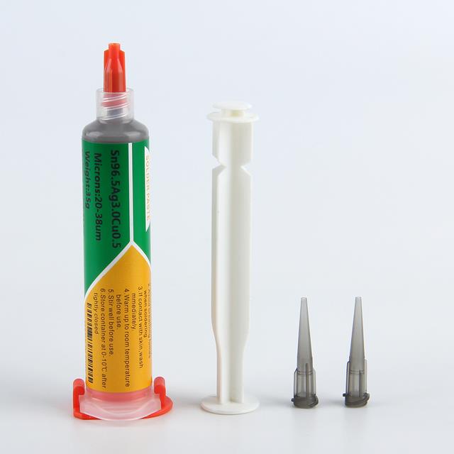 thumbnail image 2 of Chip Quik TS391SNL10 Thermally Stable Solder Paste No-Clean Sn96.5/Ag3 2 of 10