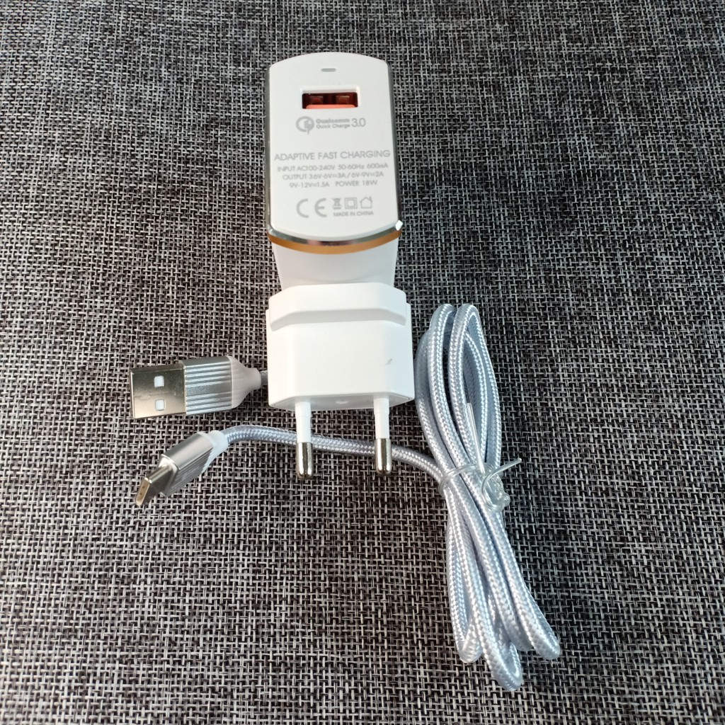 {BẢO HÀNH 1 ĐỔI 1} Bộ sạc nhanh QC.3 TITAN - CB08 chân Type C