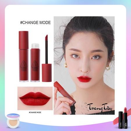 [Genuine] 3CE soft lip lacquer red cold change mode lipstick