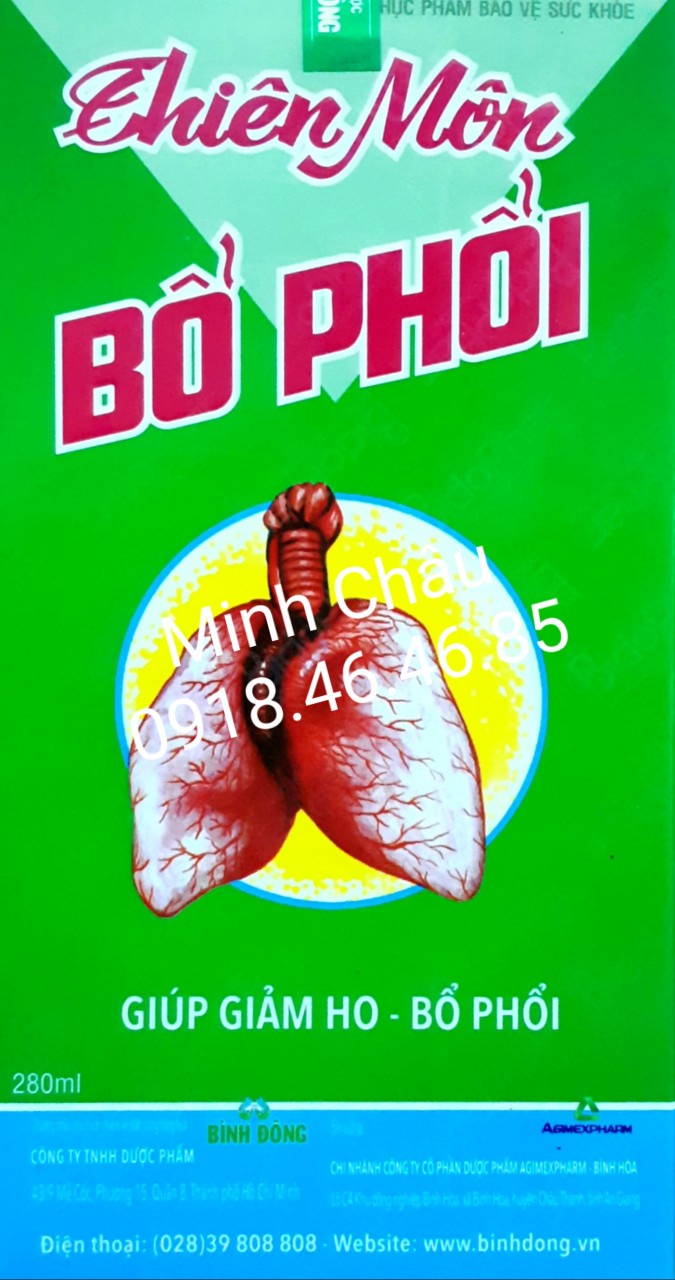 CHÍNH HÃNG Thiên Môn Bổ Phổi 280ml