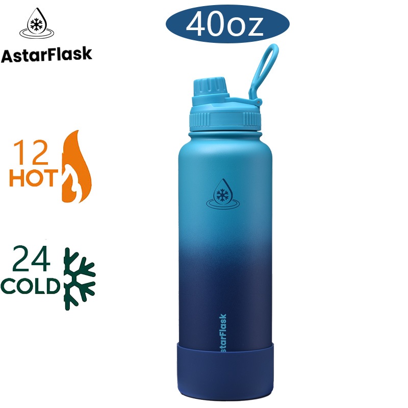 Astar flask 22oz 32oz 40oz Tumbler Hot and Cold Water Bottle Aqua