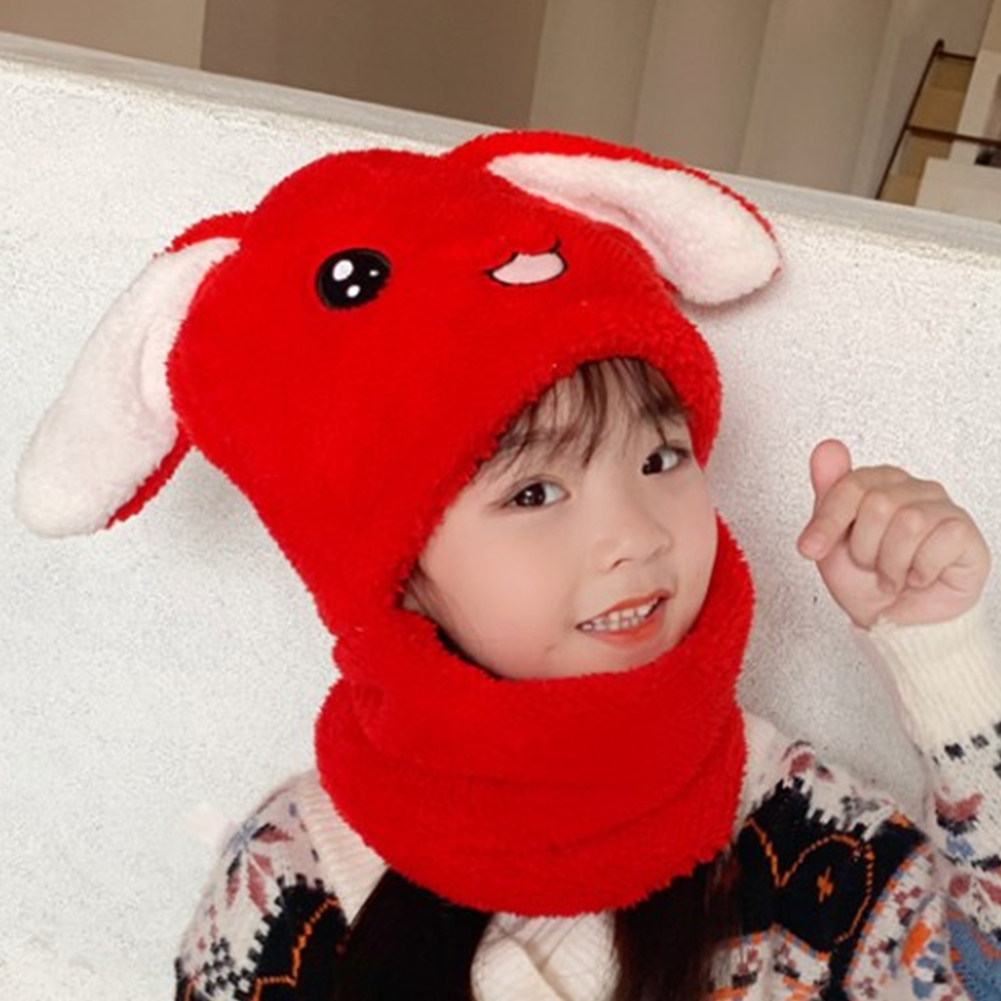 %E3%80%90EcoDealsq%E3%80%91Children's%20%20Hat%20l%20Ears%20Thick%20Coral%20Fleece%20Ear%20Cap%20With%20Scarf%20For%204-10%20Years%20%20Old%20Kids%20color:red%20infant%20age:4-10Y%20-%20Image%204
