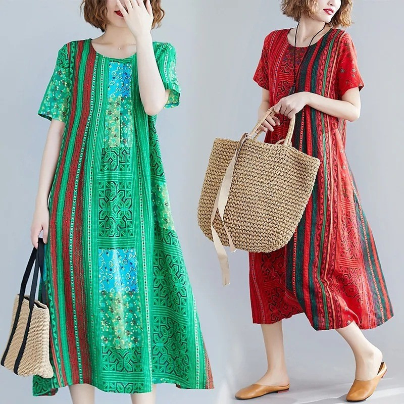Women's Summer Loose and Slim Dress
