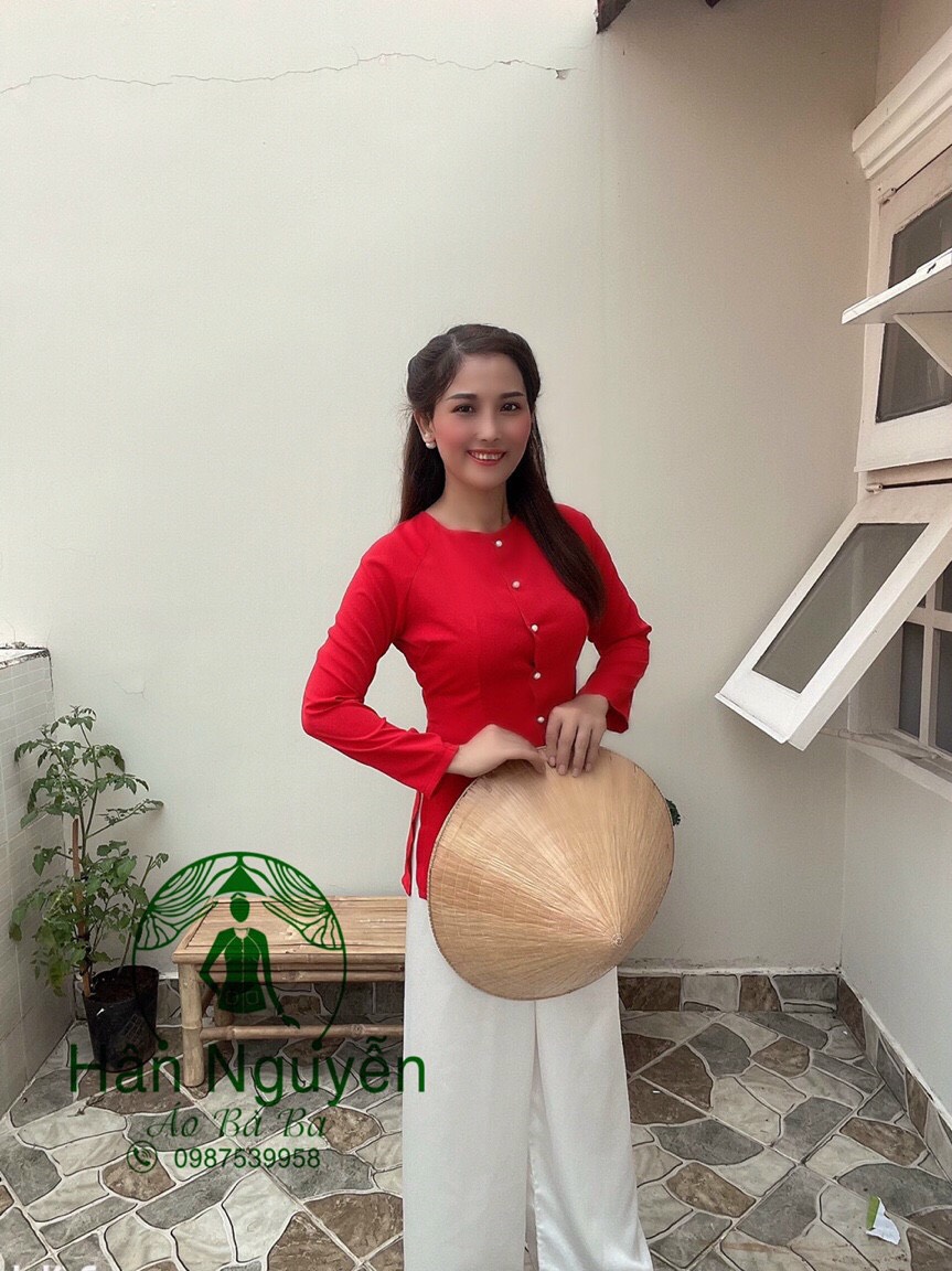 AÓ BÀ BA TRƠN CỔ TRÒN ( ÁO LẺ)
