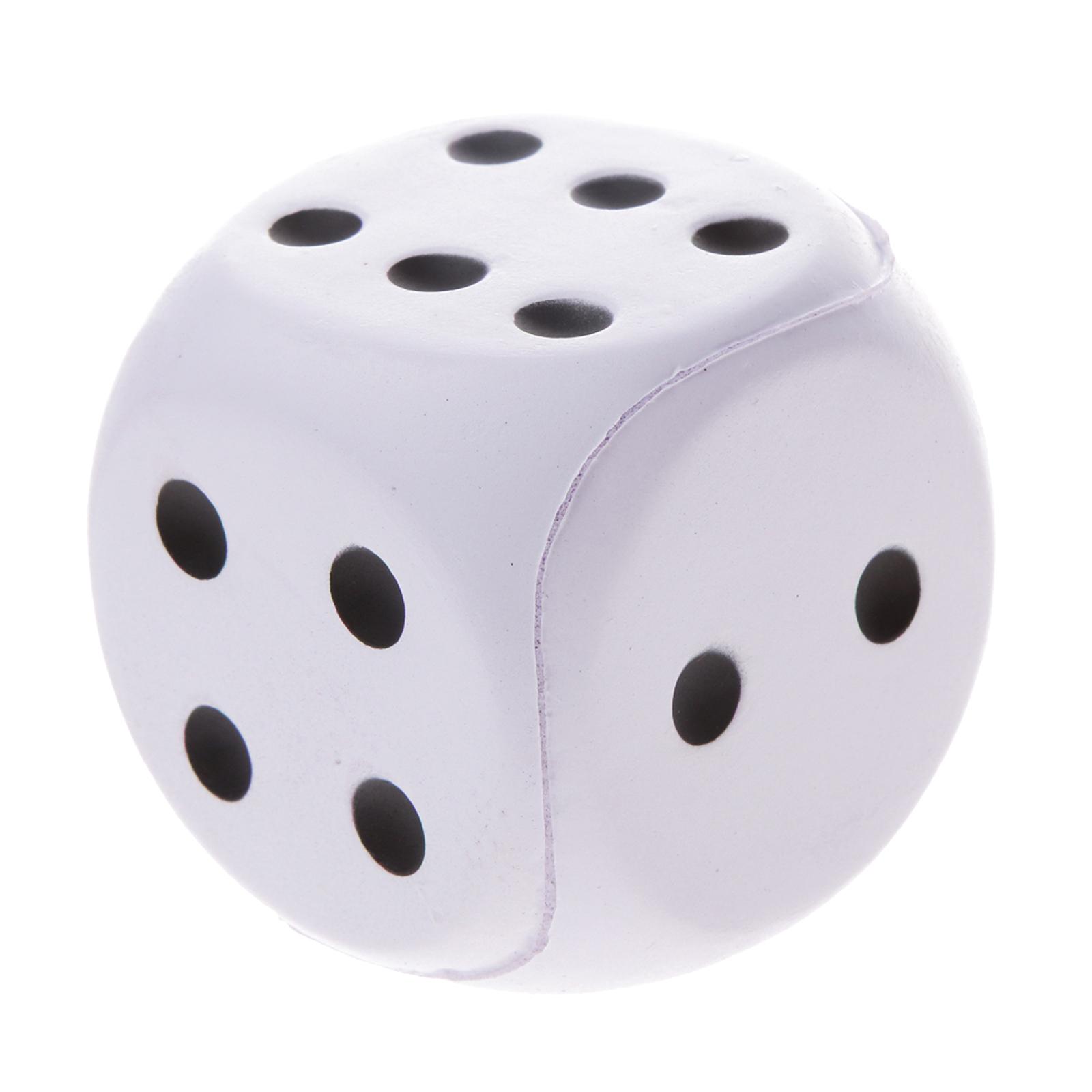 【Sell-Well】 4cm Sponge Dices Dot 6 Sided Foam Dices Early Skills Party Favors for Carnival School Supplies Party Favors. 