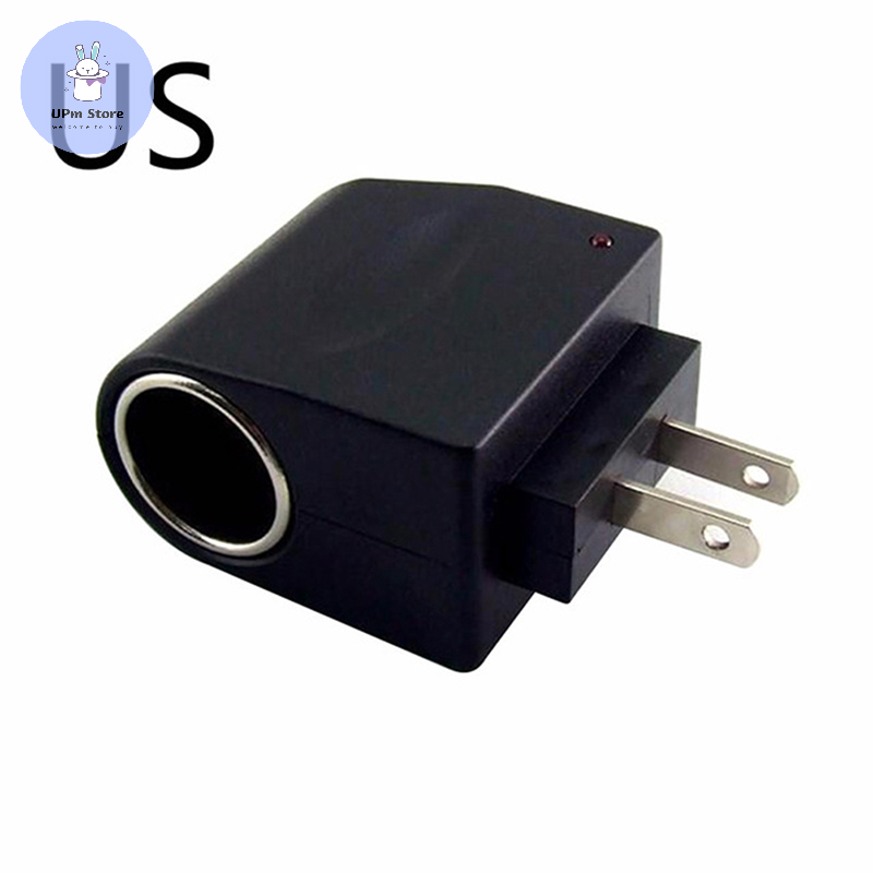 UPm Phích cắm chuyển đổi thông dụng bộ chuyển đổi nguồn điện xe hơi 220V AC sang 12V DC Bộ chuyển đổi ổ cắm