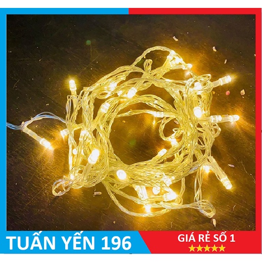 Dây Đèn Led Chớp (Nháy) Trang Trí Noel & Tết - 5M