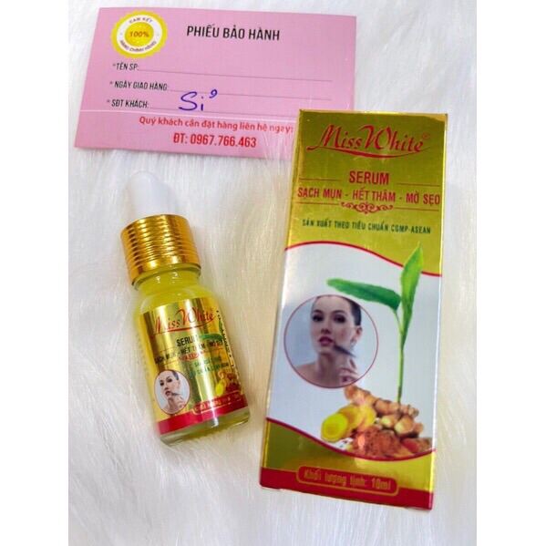 Serum mụn thâm mờ sẹo miss white 10ml
