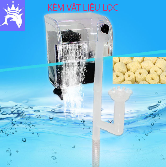 [HCM]Máy Lọc Thác Hồ Cá - Treo thành hồ