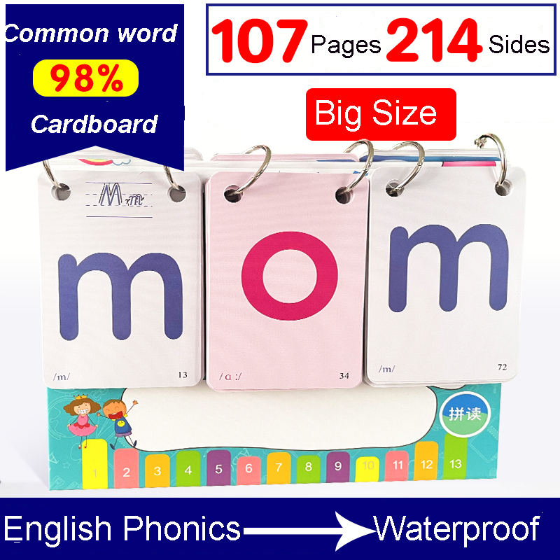 107 Cái/bộ Tiếng Anh Ngữ Âm Chính Tả Máy Tính Để Bàn Lịch, Thẻ Từ Flash Ngôn Ngữ Học Tập Đồ Chơi Giáo Dục Cho Trẻ Em, Quà Tặng Trẻ Em