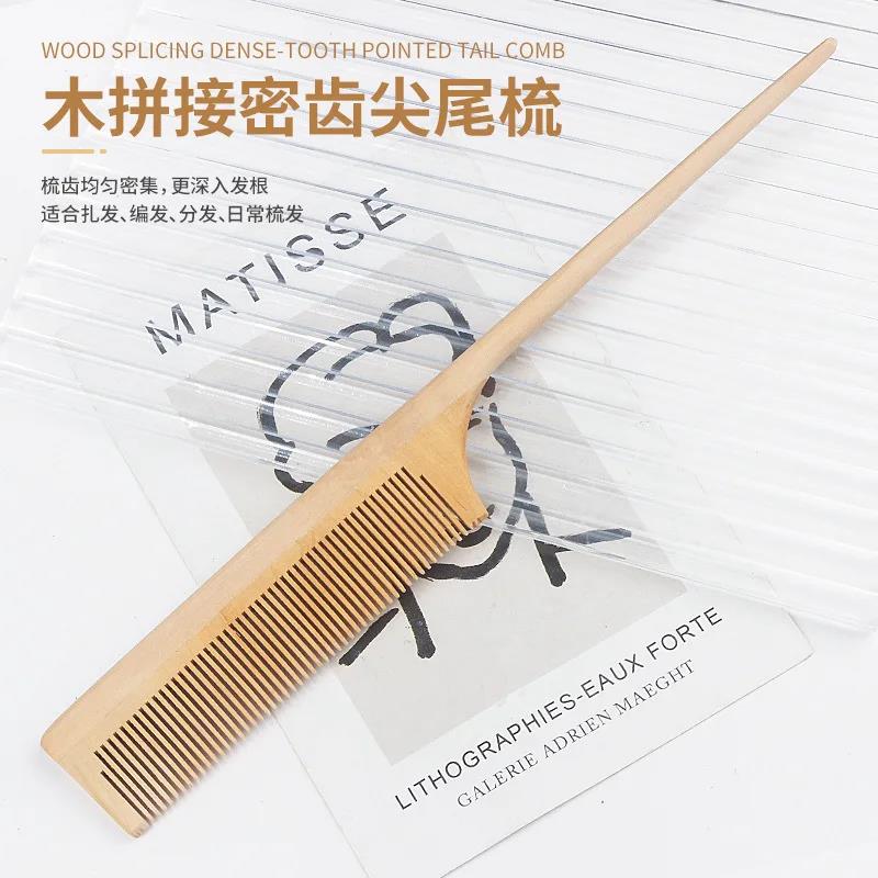 Wenefang%20Fashion%20%D1%80%D0%B0%D1%81%D1%87%D0%B5%D1%81%D0%BA%D0%B0%201Pcs%20Natural%20Bamboo%20Wooden%20Hair%20Comb%20Anti-Static%20Afro%20Fork%20Combs%20For%20Women%20Round%20Wide%20Tooth%20Wood%20Comb%20Hair%20Brush%20women%20-%20Image%204